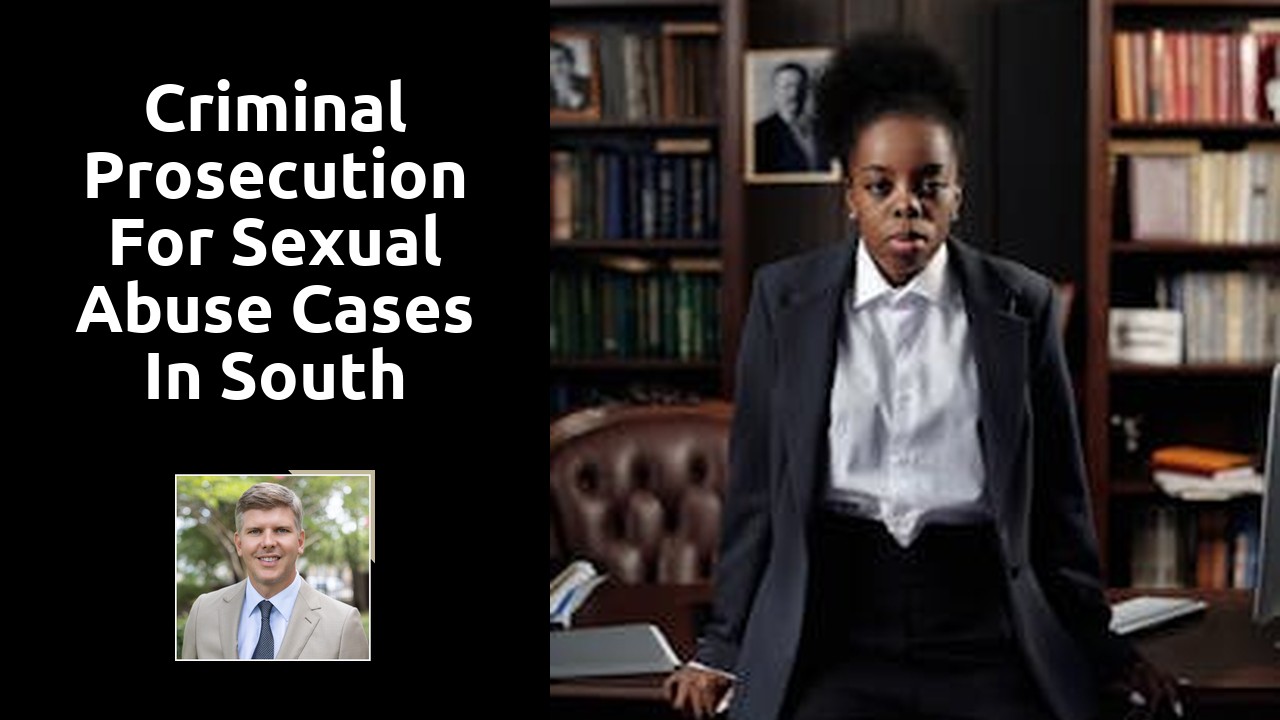 Criminal Prosecution for Sexual Abuse Cases in South Carolina